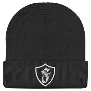 Wappen Stick Weiß - Classic Beanie